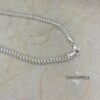 925 Sterling Silver Cuban Link Chain Mens — detail view, handmade in Israel