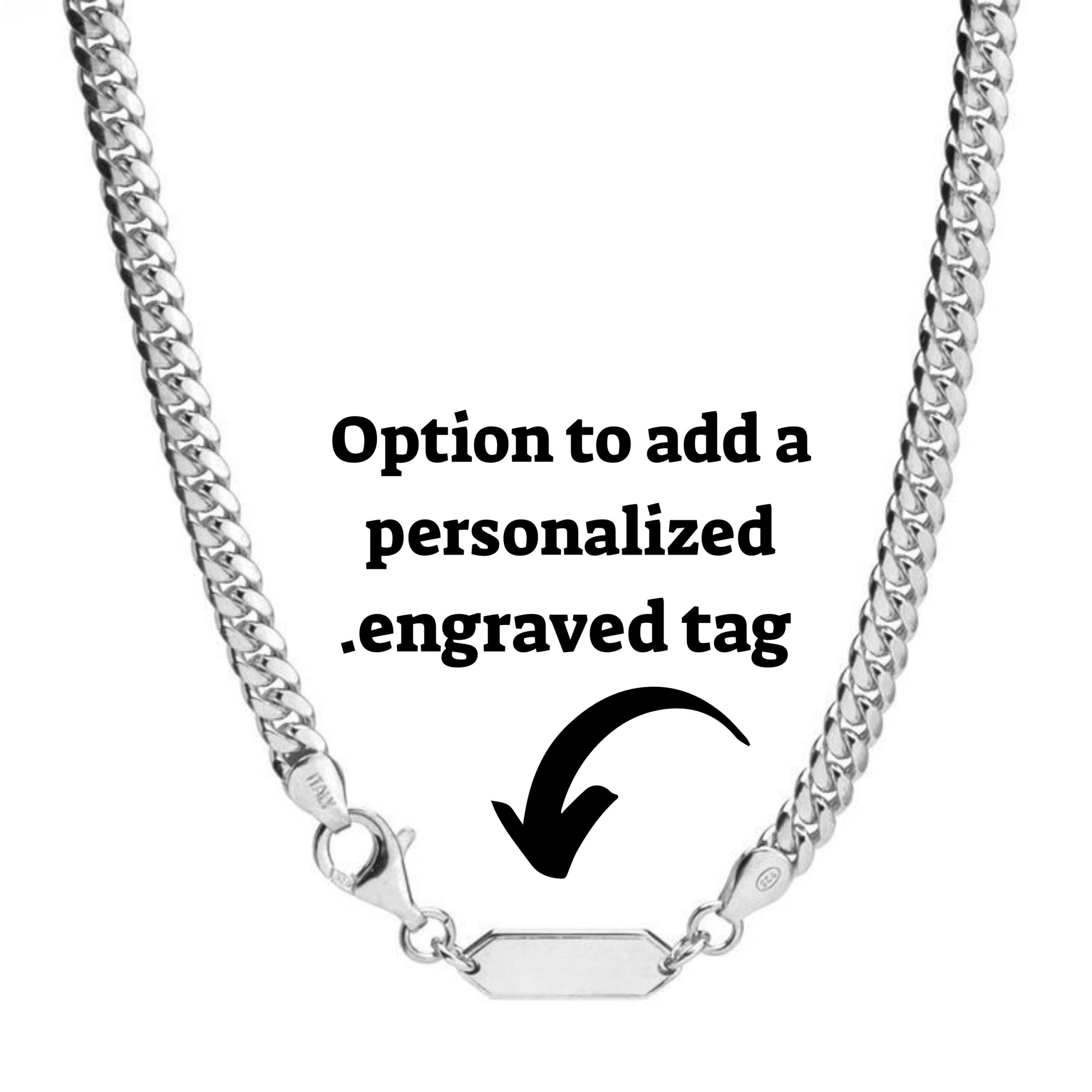 925 Sterling Silver Cuban Link Chain — Men's Jewelry, 5.2mm 925 Sterling Silver Cuban Link Chain — Men's Jewelry, 5.2mm