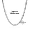 925 Sterling Silver Cuban Link Chain Mens — styled lifestyle, handmade in Israel