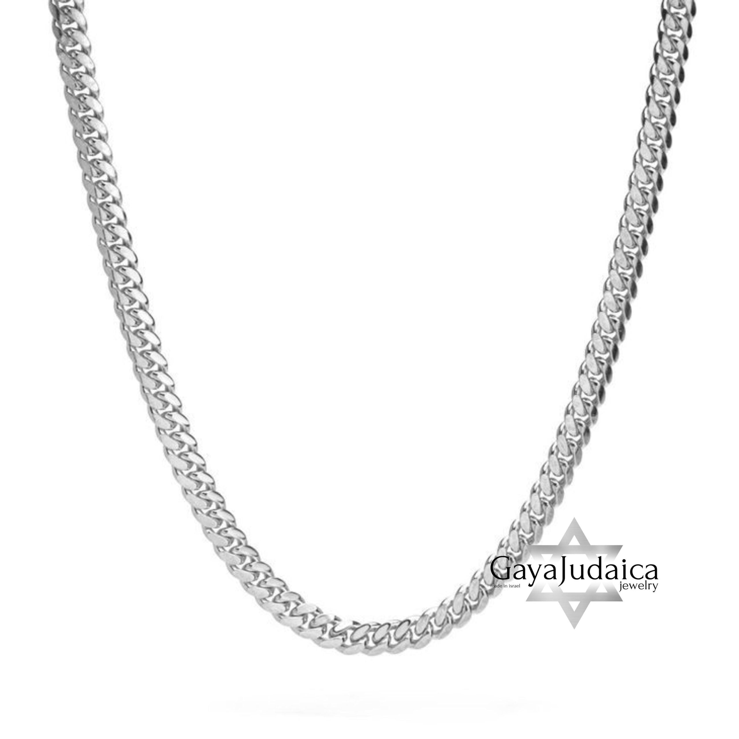 925 Sterling Silver Cuban Link Chain — Men's Jewelry, 5.2mm 925 Sterling Silver Cuban Link Chain — Men's Jewelry, 5.2mm