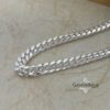 925 Sterling Silver Cuban Link Chain Mens — additional view, handmade in Israel