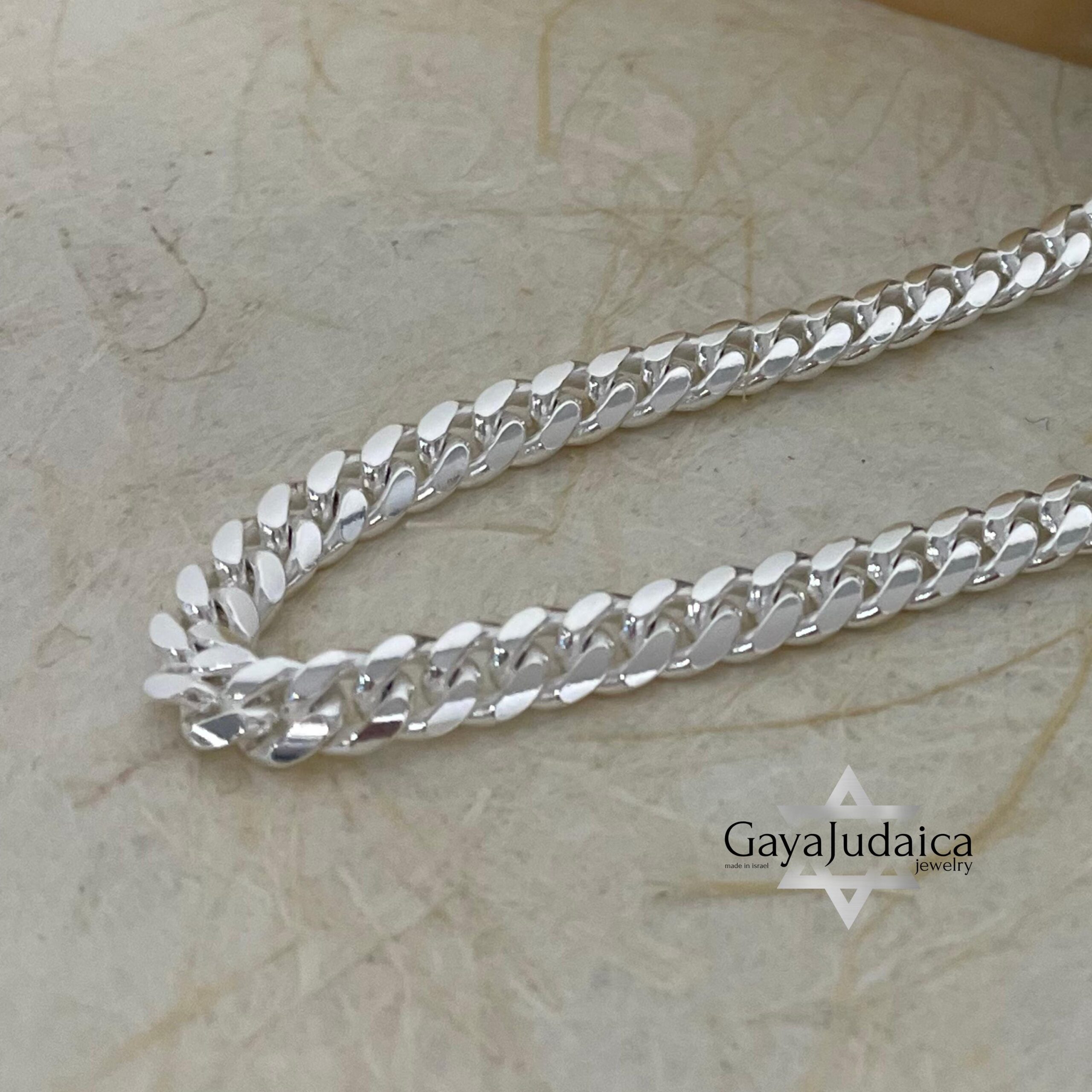 925 Sterling Silver Cuban Link Chain — Men's Jewelry, 5.2mm 925 Sterling Silver Cuban Link Chain — Men's Jewelry, 5.2mm