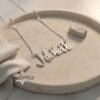 Custom Nameplate Necklace — view 3