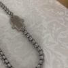 Blackened Silver Hamsa Bracelet Mens — additional angle, handmade in Israel