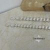 Chunky Sterling Silver Cuban Bracelet Mens — additional angle, handmade in Israel