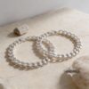 Chunky Sterling Silver Cuban Bracelet Mens — extra view 17, handmade in Israel