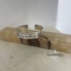 Personalized Sterling Silver Cuff Bracelet Hebrew Verse — styled shot, handmade in Israel
