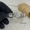 Custom Hebrew Name Cuff Bracelet Sterling Silver Bangle — styled lifestyle, handmade in Israel