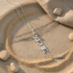 Custom Hebrew Name Necklace — Sterling Silver Jewish Jewelry, Handmade in Israel