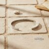 Engraved Cuff Bracelet Hidden Message Gift — main photo, handmade in Israel