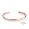 Engraved Cuff Bracelet Hidden Message Gift — alternate angle, handmade in Israel