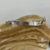 Engraved Sterling Silver Cuban Link Bracelet — additional angle, handmade in Israel