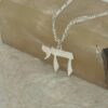 Hammered Chai Necklace — gift presentation, ready as a Judaica gift