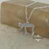 Hammered Chai Necklace — handcrafted detail, made in Israel