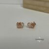 Hamsa Stud Earrings — additional view, handmade in Israel