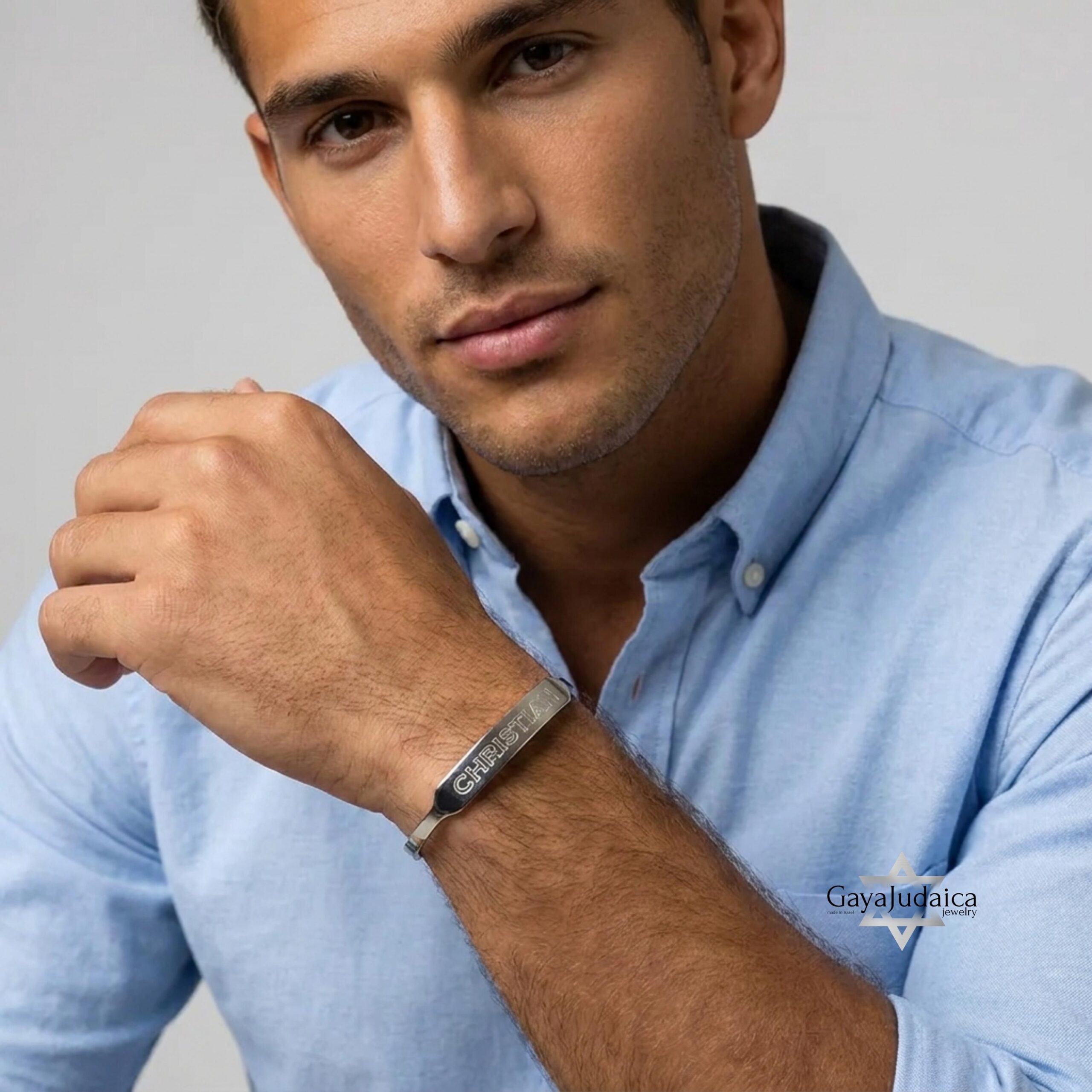 Personalized Sterling Silver Hebrew Cuff Bracelet — Custom Engraved Judaica Personalized Sterling Silver Hebrew Cuff Bracelet — Custom Engraved Judaica