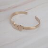 Personalized Hebrew Name Cuff Bracelet Sterling Silver Judaica — plate composition, handmade in Israel