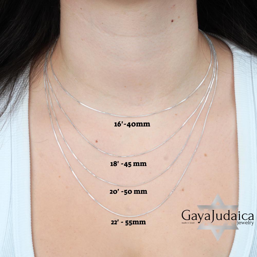 Personalized Hebrew Name Necklace with Baby Charms — Sterling Silver Gift for Mom Personalized Hebrew Name Necklace with Baby Charms — Sterling Silver Gift for Mom