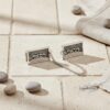 Sterling Silver Hebrew Name Tallit Clips with Jerusalem Design — main photo, handmade in Israel