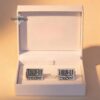 Jerusalem Tallit Clips with Custom Hebrew Engraving — three finishes side by side, handmade in Israel
