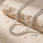 Men's Stainless Steel Cuban Link Chain Necklace — 3.5mm / 4mm / 6.2mm