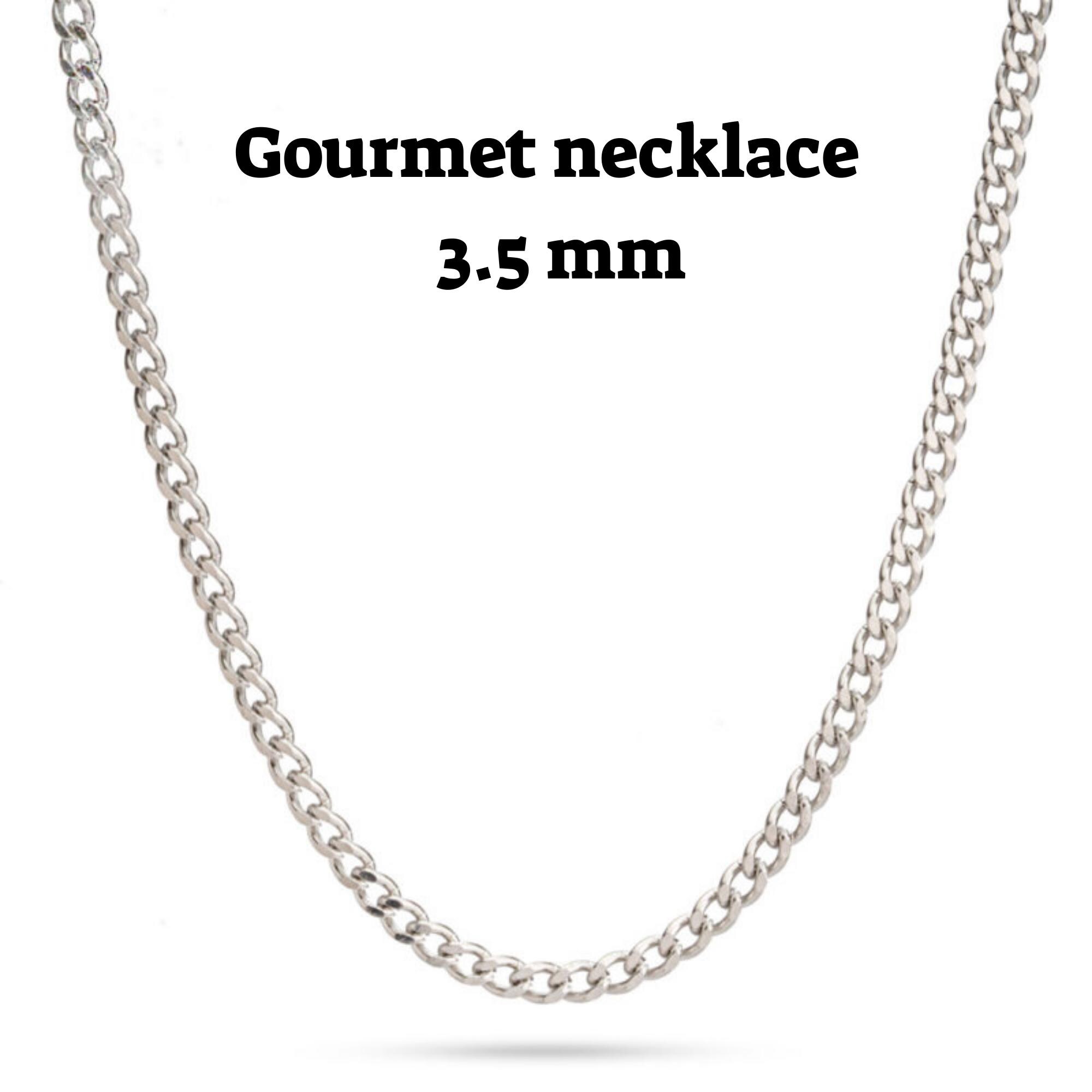 Men's Stainless Steel Cuban Link Chain Necklace — 3.5mm / 4mm / 6.2mm Men's Stainless Steel Cuban Link Chain Necklace — 3.5mm / 4mm / 6.2mm