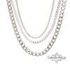 Stainless Steel Cuban Link Chain Necklace Mens — additional view, handmade in Israel