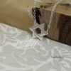 Mini Star of David Necklace Sterling Silver — additional view, handmade in Israel