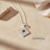 Nano Bible Rope Necklace Zircon Israel — main photo, handmade in Israel