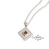 Nano Bible Rope Necklace Zircon Israel — gift box presentation, handmade in Israel