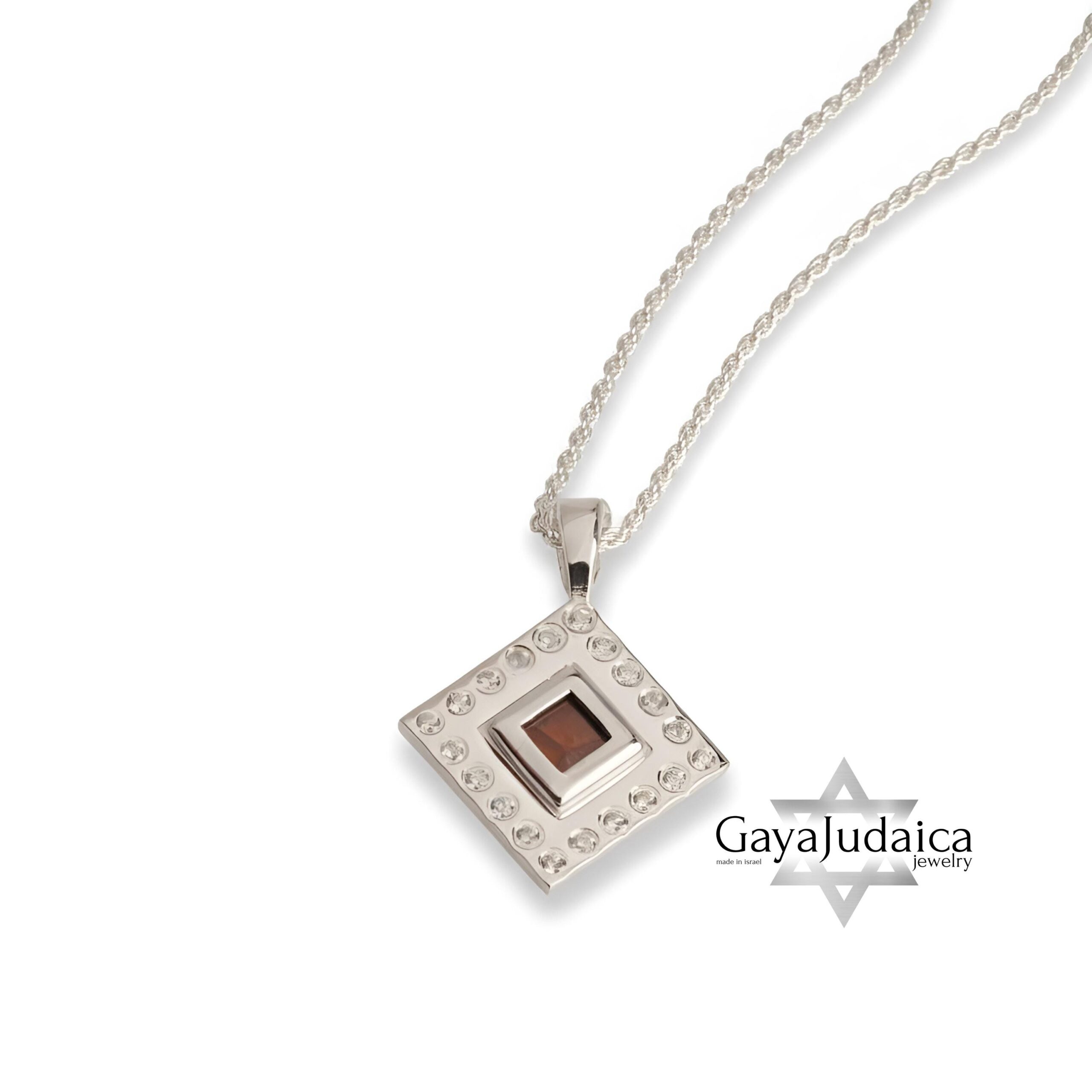 Nano Bible Rope Necklace — Encrusted with Zircons, Sparkling Symbol of Faith from Israel Nano Bible Rope Necklace — Encrusted with Zircons, Sparkling Symbol of Faith from Israel