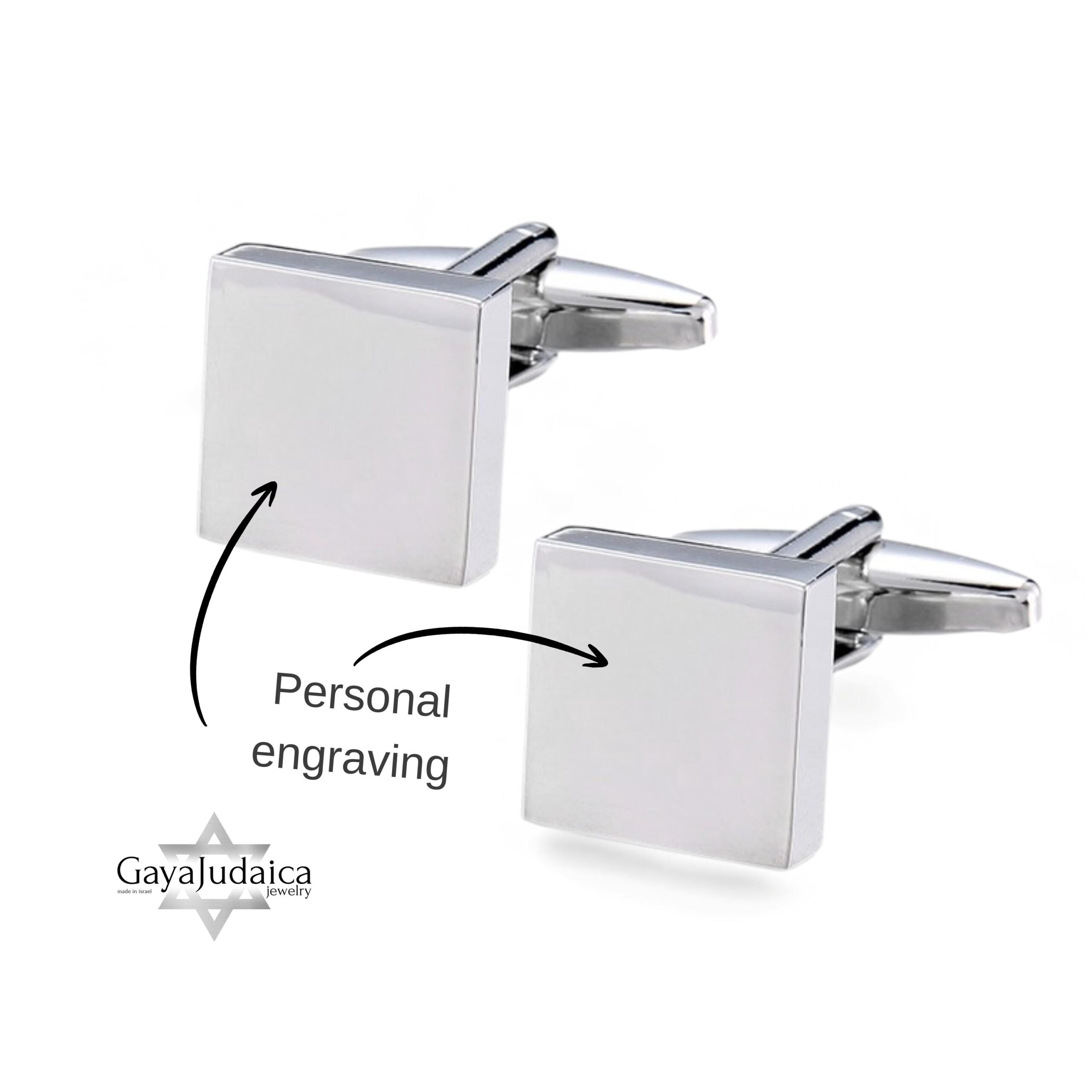 Personalised Cufflinks — Hebrew or English Engraving, Jewish Wedding Gift Personalised Cufflinks — Hebrew or English Engraving, Jewish Wedding Gift
