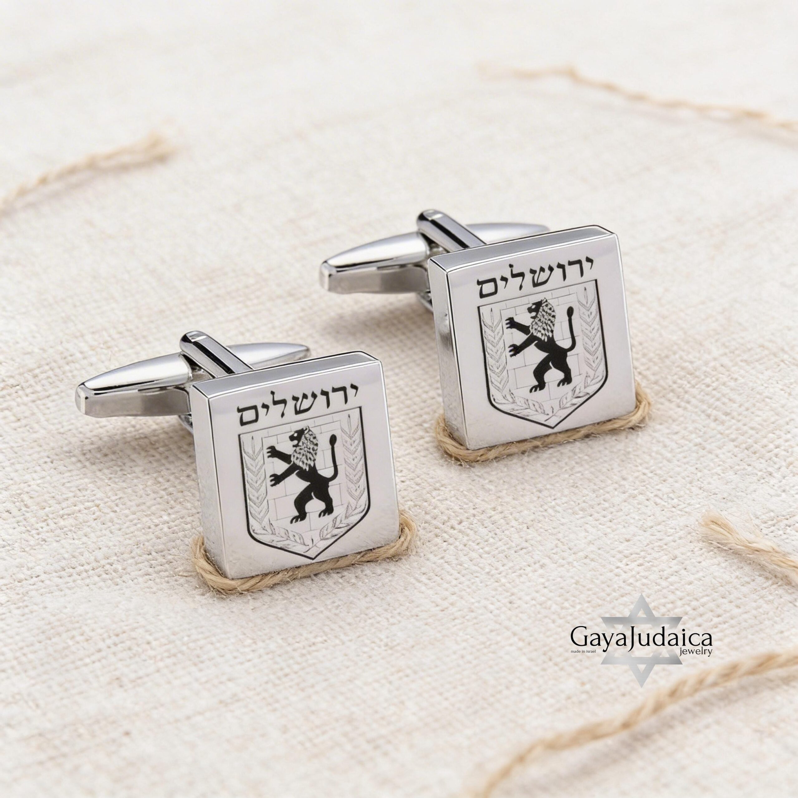 Personalised Cufflinks — Hebrew or English Engraving, Jewish Wedding Gift Personalised Cufflinks — Hebrew or English Engraving, Jewish Wedding Gift