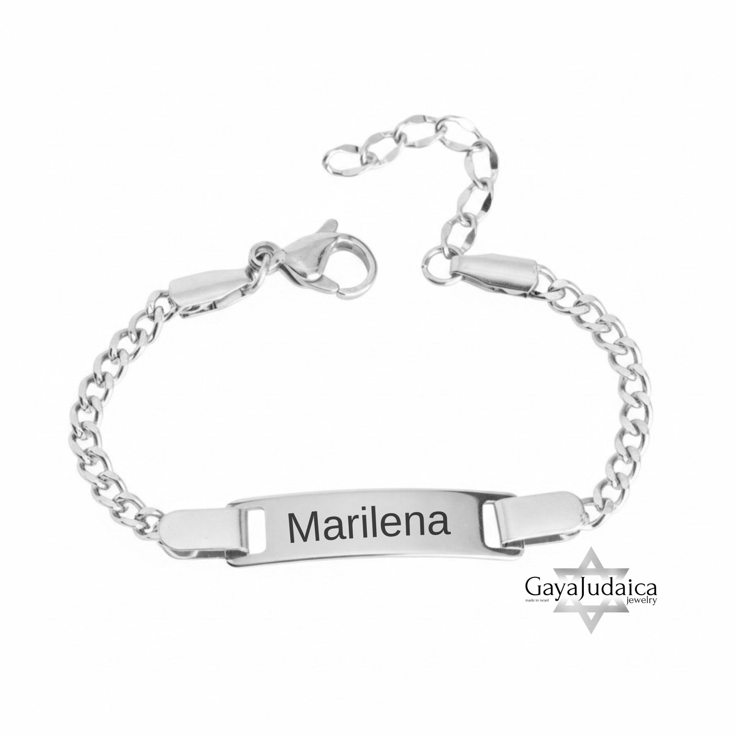 Personalized Baby Name Bracelet — Engraved Kids Bracelet, Gift for Newborn or Baptism Personalized Baby Name Bracelet — Engraved Kids Bracelet, Gift for Newborn or Baptism