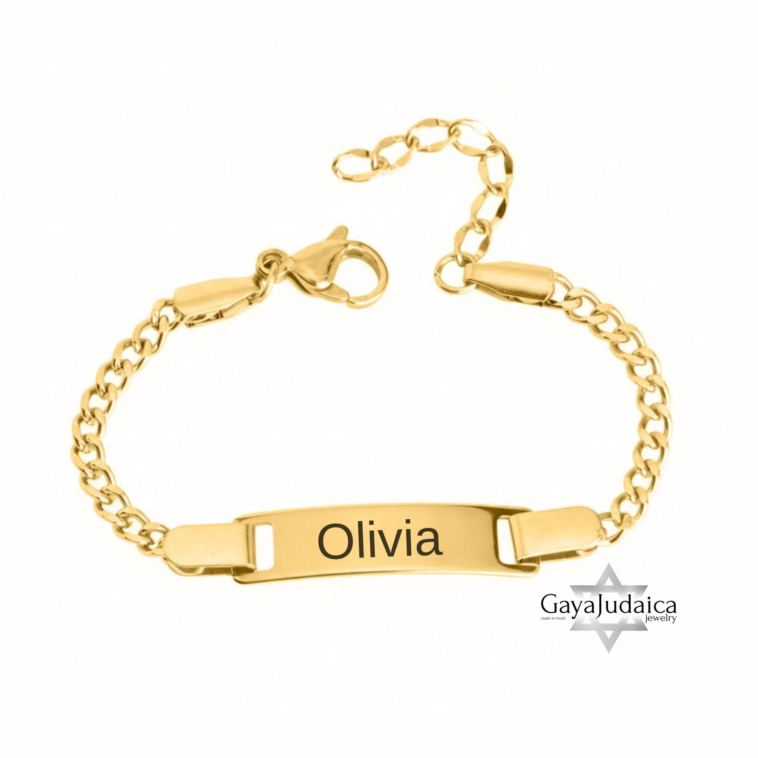 Personalized Baby Name Bracelet — Engraved Kids Bracelet, Gift for Newborn or Baptism Personalized Baby Name Bracelet — Engraved Kids Bracelet, Gift for Newborn or Baptism