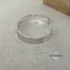 Eshet Chail Hebrew Bangle Sterling Silver — warm-tone styled, handmade in Israel