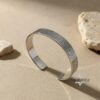 Eshet Chail Hebrew Bangle Sterling Silver — extra view 18, handmade in Israel