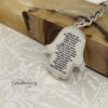 Personalized Hamsa Keychain Hebrew Engraved — styled lifestyle, handmade in Israel