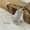 Personalized Hamsa Keychain Hebrew Engraved — additional view, handmade in Israel
