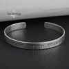 Hebrew Bangle Bracelet Jerusalem Wall Sterling Silver — styled lifestyle, handmade in Israel