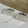 Personalized Hebrew Name Cufflinks Sterling Silver Kotel Design — staged view, handmade in Israel