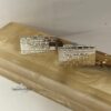 Personalized Hebrew Name Cufflinks Sterling Silver Kotel Design — natural light shot, handmade in Israel