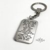 Personalized Hebrew Blessing Keychain for New Driver — styled lifestyle, handmade in Israel