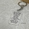 Personalized Hebrew Blessing Keychain for New Driver — staged view, handmade in Israel