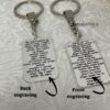 Personalized Hebrew Blessing Keychain for New Driver — gift box presentation, handmade in Israel