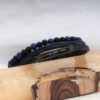 Personalized Leather Bracelet for Men with Engraved Bar — styled lifestyle, handmade in Israel