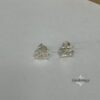 Personalized Number Stud Earrings — on-model or staged, handmade in Israel