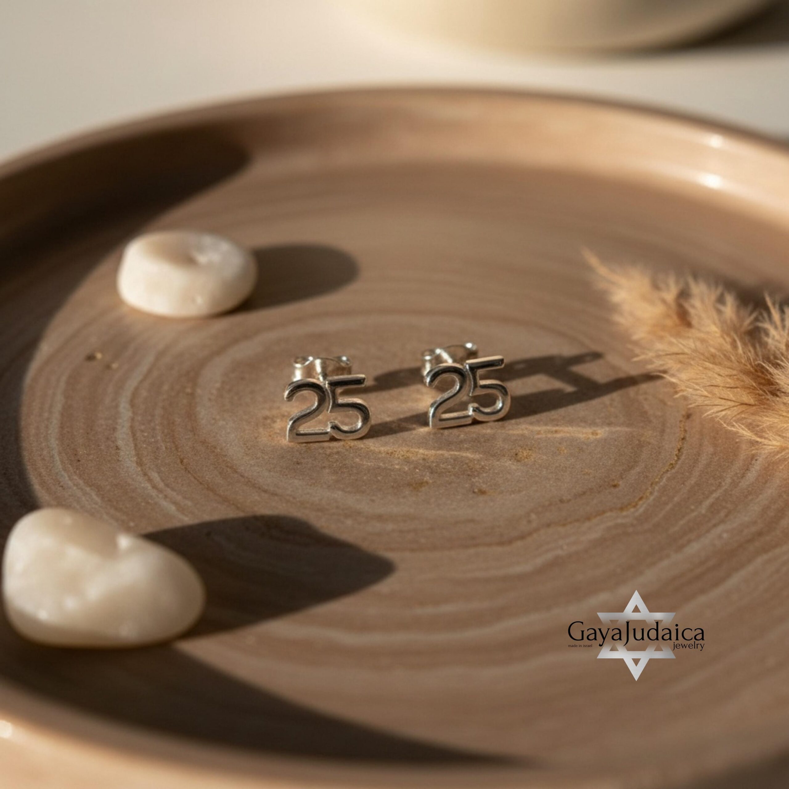 Personalized Number Stud Earrings — Custom Date or Age, Sterling Silver / Gold / Rose Gold Personalized Number Stud Earrings — Custom Date or Age, Sterling Silver / Gold / Rose Gold