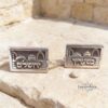 Personalized Sterling Silver Tallit Clips — main photo, handmade in Israel
