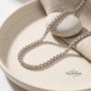 Stainless Steel Mens Rope Chain Jewish Necklace 24 Inch — additional angle, handmade in Israel